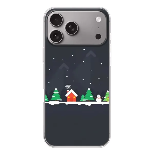 Чехол с рисунком «Город зимний» для Apple iPhone 18 Pro Max Чехол с рисунком «Город зимний» для Apple iPhone 18 Pro Max