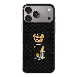 Чехлы Мишка Тедди для Эппл Айфон 18 Про Макс (GUCCI Teddy)