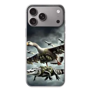 Чохол з мемами траралело тралала для Apple iPhone 18 Pro Max (Гусіні і крокоділо)