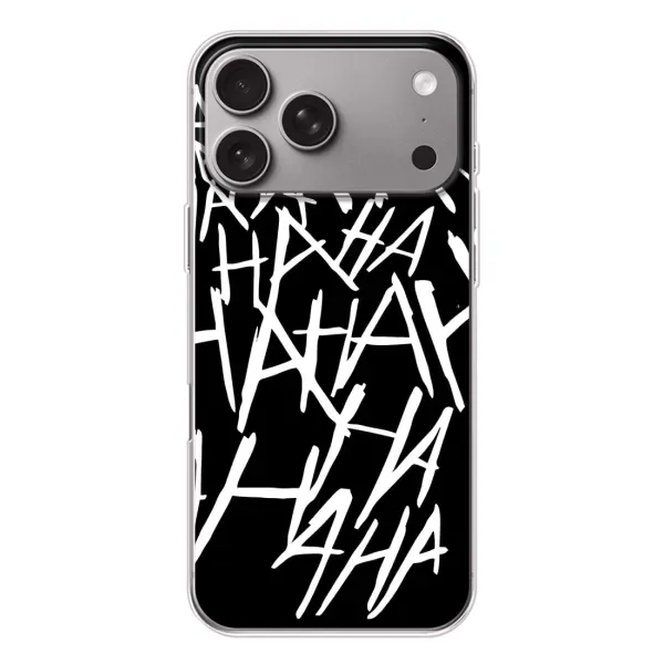 Чехол с рисунком «Хахаха» для Apple iPhone 18 Pro Max Чехол с рисунком «Хахаха» для Apple iPhone 18 Pro Max
