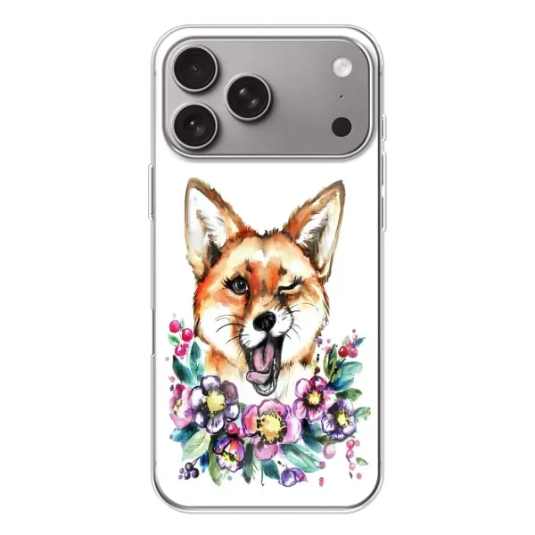 Чехол с рисунком «Хитрая лиса» для Apple iPhone 18 Pro Max Чехол с рисунком «Хитрая лиса» для Apple iPhone 18 Pro Max