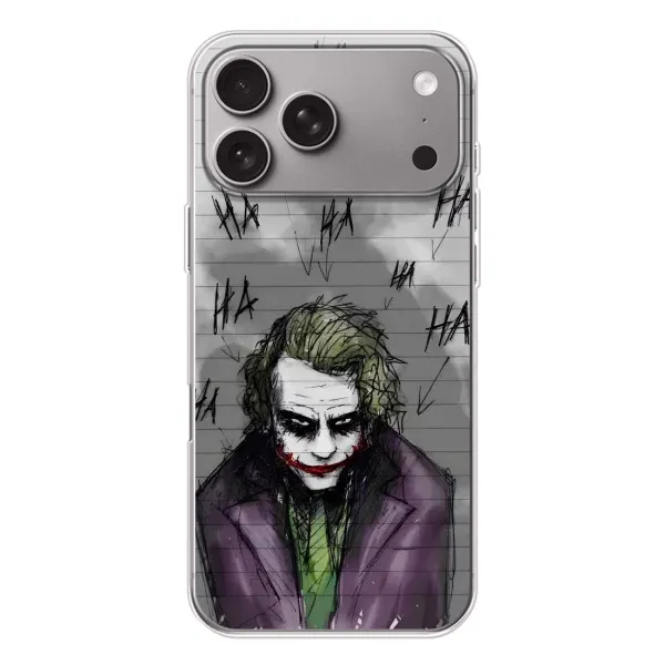 Чехол с рисунком «Joker клоун» для Apple iPhone 18 Pro Max Чехол с рисунком «Joker клоун» для Apple iPhone 18 Pro Max