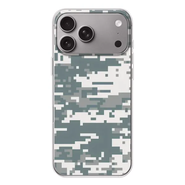 Чехол с рисунком «Камуфляжный Хаки» для Apple iPhone 18 Pro Max Чехол с рисунком «Камуфляжный Хаки» для Apple iPhone 18 Pro Max