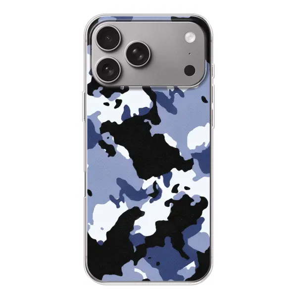 Чехол с рисунком «Камуфляжный Серый» для Apple iPhone 18 Pro Max Чехол с рисунком «Камуфляжный Серый» для Apple iPhone 18 Pro Max