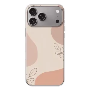 Чохол квітковий дизайн для Apple iPhone 18 Pro Max (Кориневий фон)