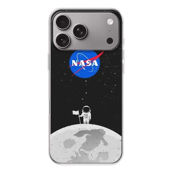 Чехол с рисунком «Космонавт NASA» для Apple iPhone 18 Pro Max Чехол с рисунком «Космонавт NASA» для Apple iPhone 18 Pro Max