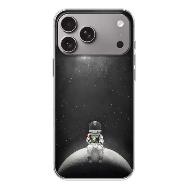 Чехол с рисунком «Космонавт романтик» для Apple iPhone 18 Pro Max Чехол с рисунком «Космонавт романтик» для Apple iPhone 18 Pro Max
