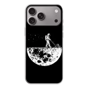 Силіконовый Чохол з принтом "Космонавти" на Apple iPhone 18 Pro Max (Космонавт)