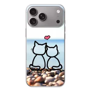 Силіконові Чохли Коханій людині для Apple iPhone 18 Pro Max (Котейки)