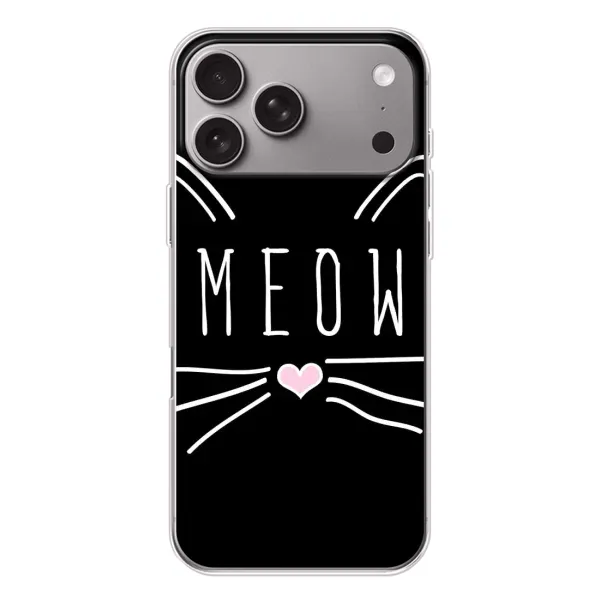 Чехол с рисунком «КОТИК MEOW» для Apple iPhone 18 Pro Max Чехол с рисунком «КОТИК MEOW» для Apple iPhone 18 Pro Max