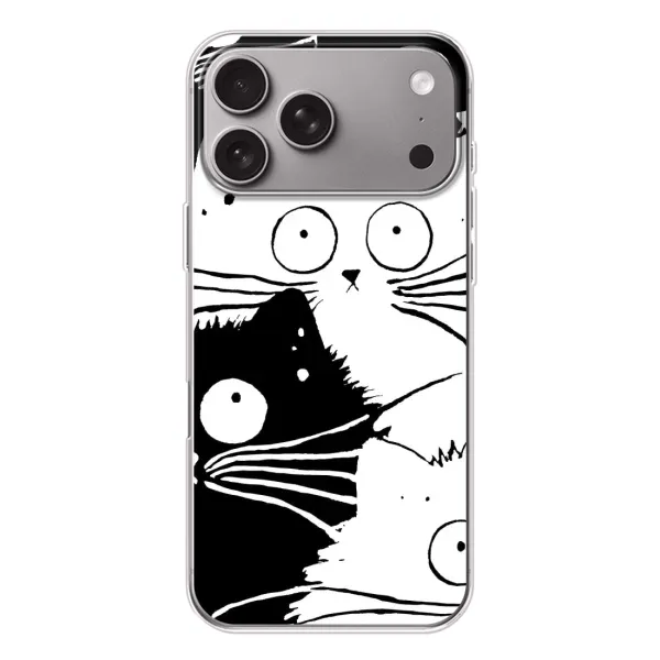 Чехол с рисунком «КОТИКИ» для Apple iPhone 18 Pro Max Чехол с рисунком «КОТИКИ» для Apple iPhone 18 Pro Max