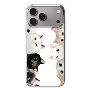 Силіконовий чохол з котиком для Apple iPhone 18 Pro Max (Коти)
