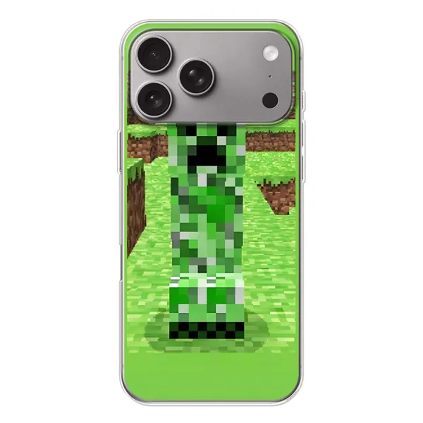 Чехол с рисунком «Крипер 2» для Apple iPhone 18 Pro Max