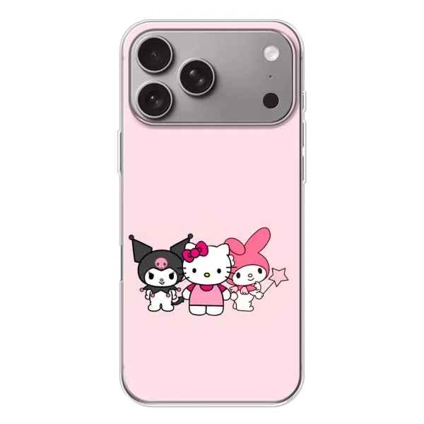 Чехол с рисунком «Куроми Мелоди Китти» для Apple iPhone 18 Pro Max Чехол с рисунком «Куроми Мелоди Китти» для Apple iPhone 18 Pro Max