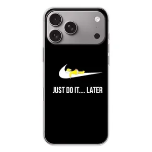 Силиконовый Чехол на Apple iPhone 18 Pro Max с картинкой Nike (Later)