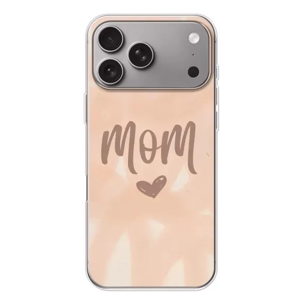 Чехол с рисунком «Love mom» для Apple iPhone 18 Pro Max Чехол с рисунком «Love mom» для Apple iPhone 18 Pro Max