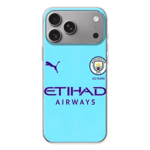 Силіконові Чохли з принтом Футбол на Apple iPhone 18 Pro Max (Man City)