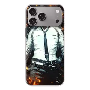 Силиконовый чехол с картинкой "Герой Pubg" на Apple iPhone 18 Pro Max (Man Пубг)