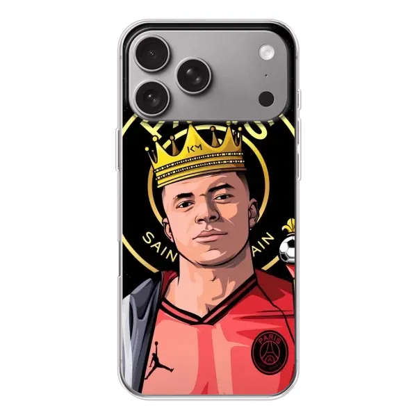 Чехол с рисунком «Mbappe King» для Apple iPhone 18 Pro Max Чехол с рисунком «Mbappe King» для Apple iPhone 18 Pro Max