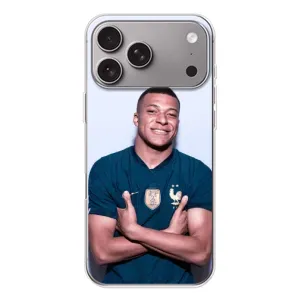 Чехол (TPU) с Футболистом на Apple iPhone 18 Pro Max (Мбаппешичка)