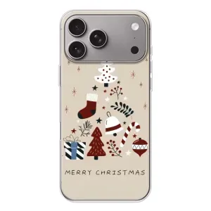 Чехол Санта Клаус для Apple iPhone 18 Pro Max (Merry Christmas)