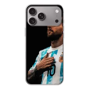 Чохли Лео Мессі Аргентина для Apple iPhone 18 Pro Max (Мессі Капітан)