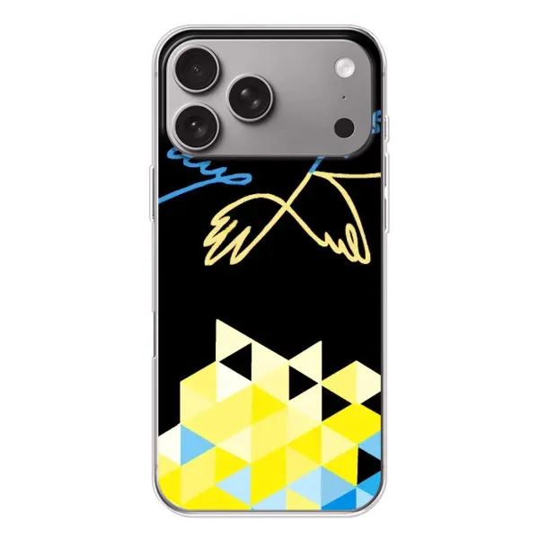 Чехол с рисунком «Мир для Украины» для Apple iPhone 18 Pro Max Чехол с рисунком «Мир для Украины» для Apple iPhone 18 Pro Max