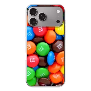 Чохол з зображенням смачної їжі для Apple iPhone 18 Pro Max (Різнокольорові M&M'S)