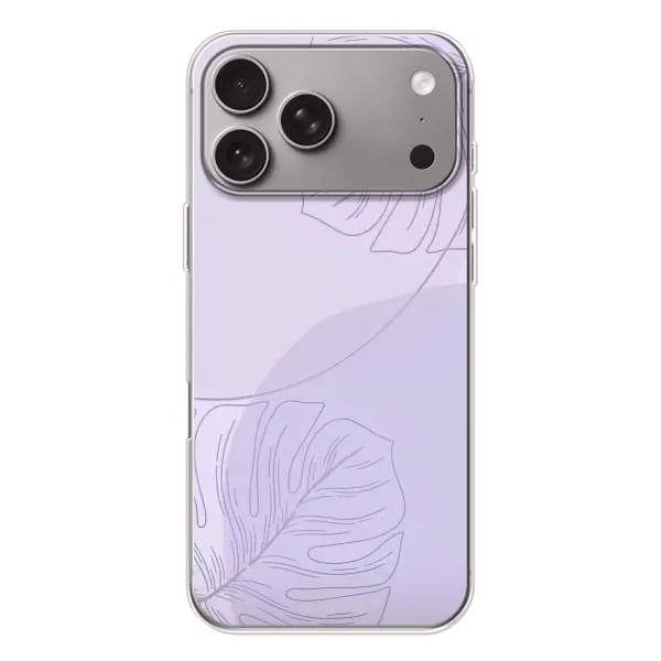 Чехол с рисунком «Монстера фиолетовая» для Apple iPhone 18 Pro Max Чехол с рисунком «Монстера фиолетовая» для Apple iPhone 18 Pro Max