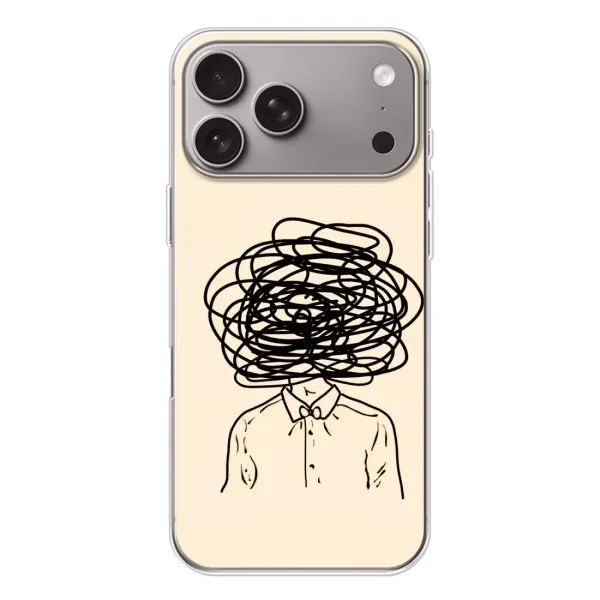Чехол с рисунком «Мысли» для Apple iPhone 18 Pro Max Чехол с рисунком «Мысли» для Apple iPhone 18 Pro Max