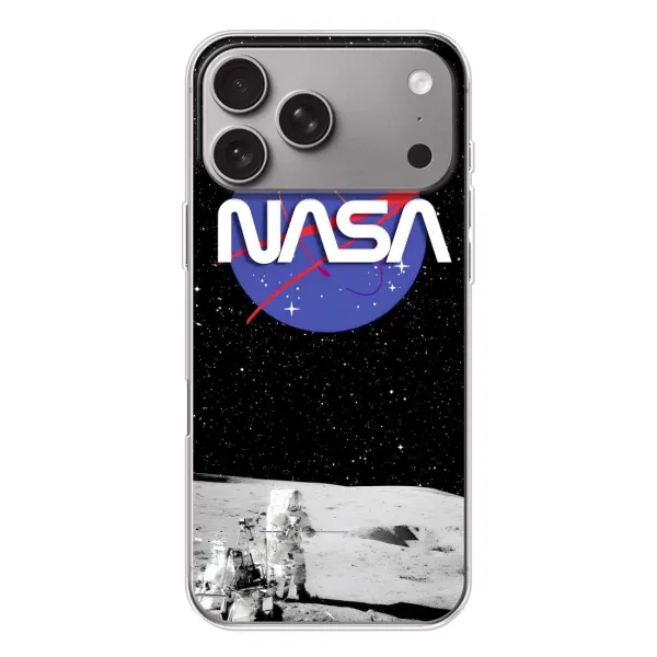 Чехол с рисунком «Nasa на луне» для Apple iPhone 18 Pro Max Чехол с рисунком «Nasa на луне» для Apple iPhone 18 Pro Max