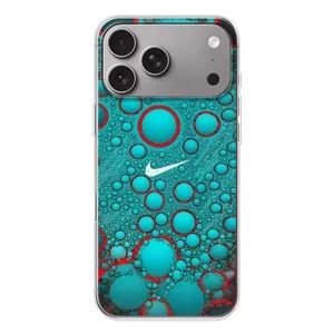 Силиконовый Чехол на Apple iPhone 18 Pro Max с картинкой Nike (Найк зеленый)