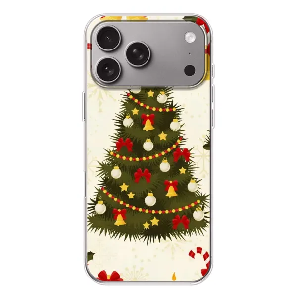 Чехол с рисунком «Новогодний принт» для Apple iPhone 18 Pro Max Чехол с рисунком «Новогодний принт» для Apple iPhone 18 Pro Max