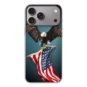 Чохол Прапор USA для Apple iPhone 18 Pro Max (Орел і прапор)