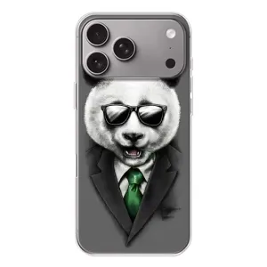 Чехлы с Пандами на Apple iPhone 18 Pro Max (Панда в очках)