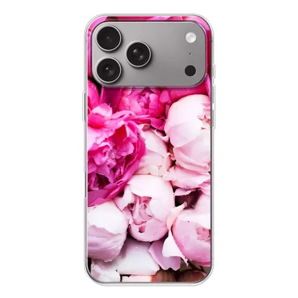 Чехол с рисунком «Пионы» для Apple iPhone 18 Pro Max Чехол с рисунком «Пионы» для Apple iPhone 18 Pro Max