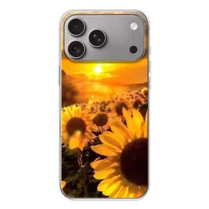 Чохол з Квітами для Apple iPhone 18 Pro Max (поле соняшників)