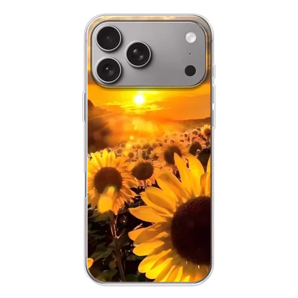 Чехол с рисунком «поле подсолнухов» для Apple iPhone 18 Pro Max