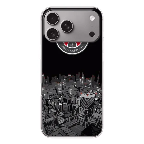 Чехол с рисунком «PSG» для Apple iPhone 18 Pro Max
