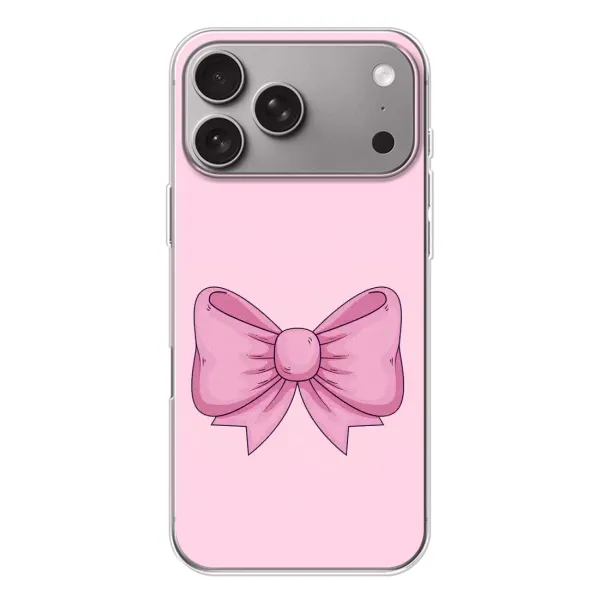 Чехол с рисунком «Розовый бантик» для Apple iPhone 18 Pro Max Чехол с рисунком «Розовый бантик» для Apple iPhone 18 Pro Max