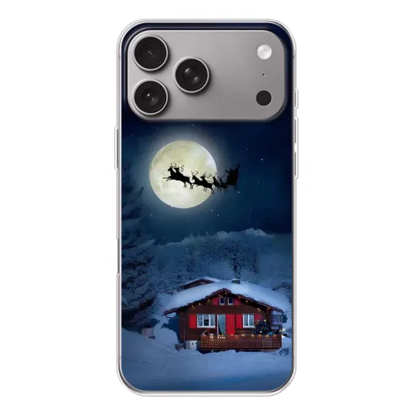 Чехол с рисунком «Санта» для Apple iPhone 18 Pro Max Чехол с рисунком «Санта» для Apple iPhone 18 Pro Max