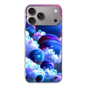 Чохли КОСМОС на Apple iPhone 18 Pro Max (Сині планети)