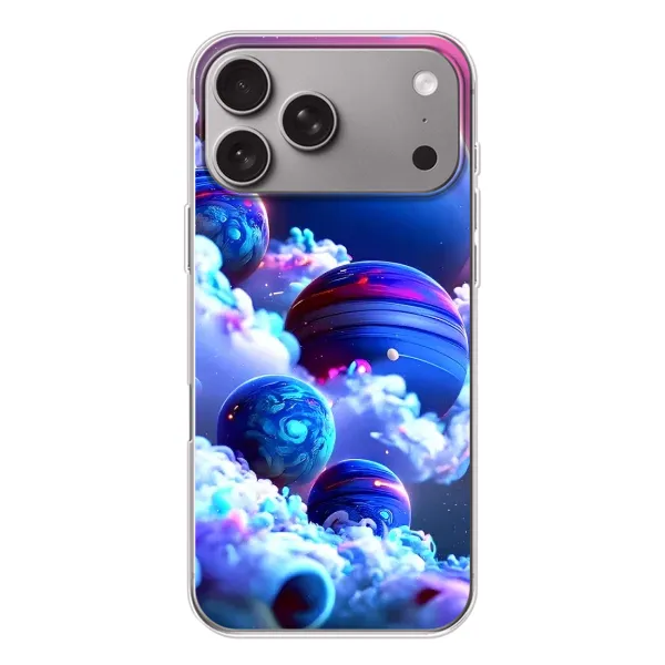 Чохол з малюнком «Сині планети» для Apple iPhone 18 Pro Max