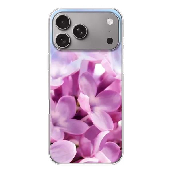 Чехол с рисунком «Сиреневые цветы» для Apple iPhone 18 Pro Max Чехол с рисунком «Сиреневые цветы» для Apple iPhone 18 Pro Max