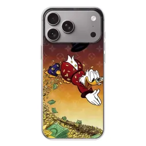 Силиконовый чехол для Apple iPhone 18 Pro Max (Скрудж Луи Виттон)