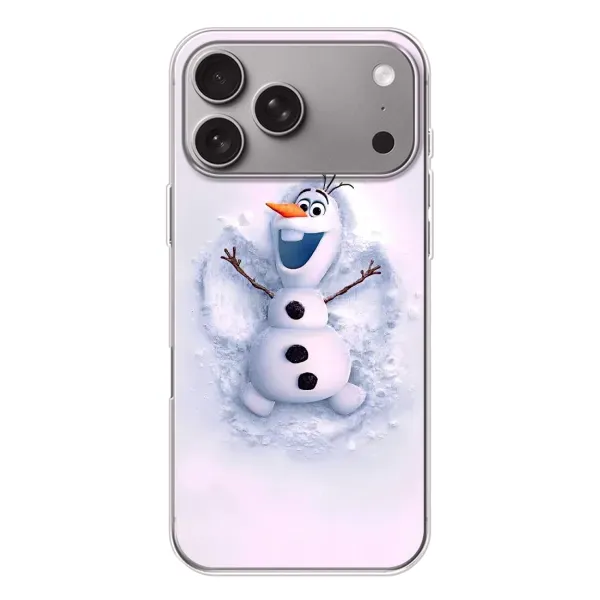Чехол с рисунком «Снеговик Олов» для Apple iPhone 18 Pro Max Чехол с рисунком «Снеговик Олов» для Apple iPhone 18 Pro Max