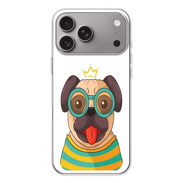 Чехол с рисунком «Собака Король» для Apple iPhone 18 Pro Max Чехол с рисунком «Собака Король» для Apple iPhone 18 Pro Max