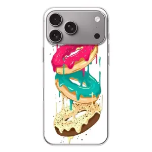 Чохол з зображенням смачної їжі для Apple iPhone 18 Pro Max (Соковиті пончики)