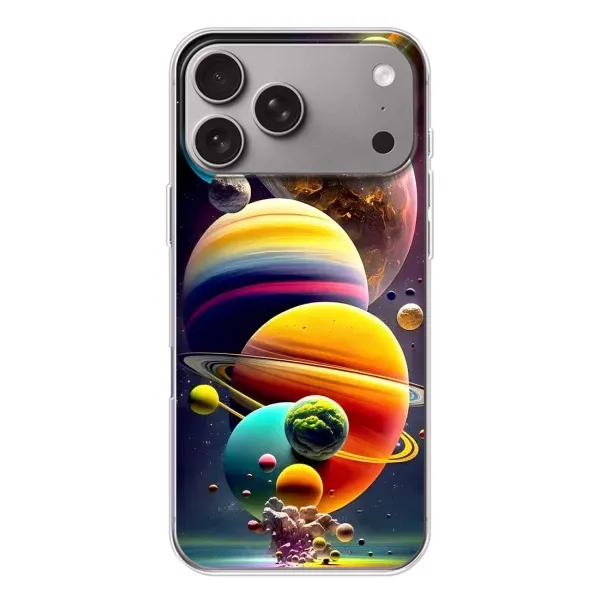 Чехол с рисунком «Солнечна система» для Apple iPhone 18 Pro Max Чехол с рисунком «Солнечна система» для Apple iPhone 18 Pro Max