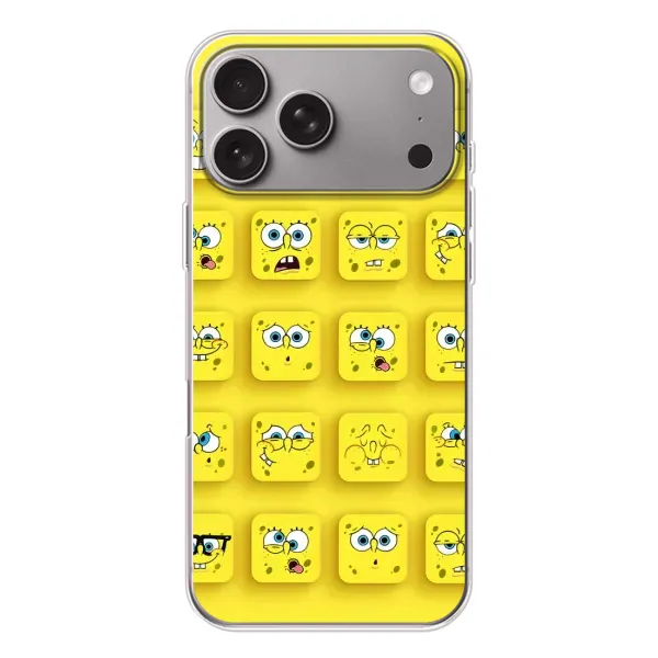 Чехол с рисунком «Спанч-БОБ» для Apple iPhone 18 Pro Max Чехол с рисунком «Спанч-БОБ» для Apple iPhone 18 Pro Max